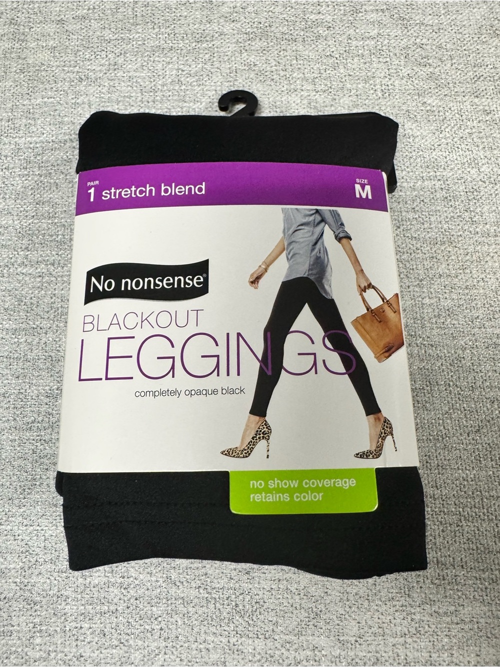 No nonsense Blackout Leggings - Black (M)